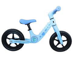 BICICLETA 12 BALANCE DINOSAURIO AZUL DE NYLON