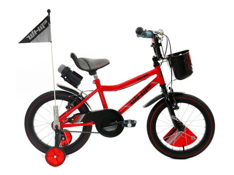 BICICLETA 12 INFANTIL WHIP HOMBRE ROJO/GRIS