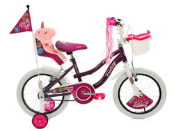 BICICLETA 16 INFANTIL FANTASY MUJER MORADO/FUCSIA