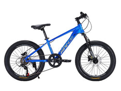 BICICLETA 20 MTB X-RACE ONE AZUL/PLATA HIDRAULICO