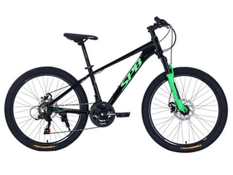 BICICLETA 24 MTB SP NGR HOMBRE NEGRO/VERDE