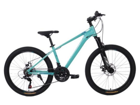 BICICLETA 24 MTB X-RACE ONE MENTA/NEGRO