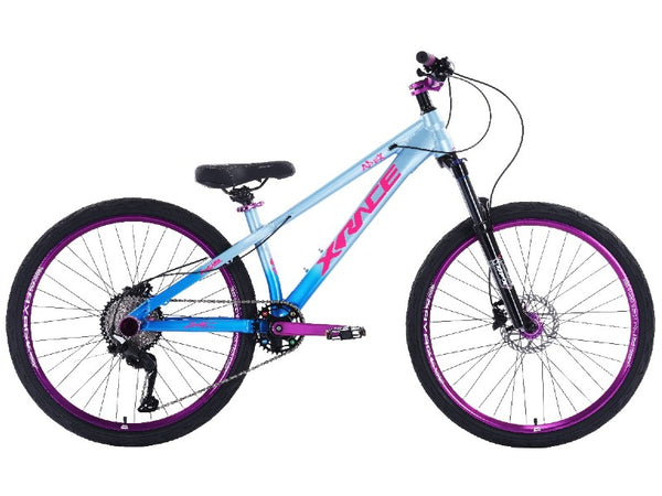 BICICLETA 26 STUNT XRACE APEX 13" CELESTE/AZUL