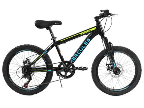 BICICLETA 20 MTB BYCLA HERCULES HOMBRE NEGRA/AZUL
