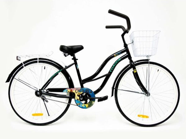 BICICLETA CONDOR #26 PLAYERA FEM.NEGRO/VERDE