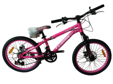 BICICLETA CONDOR #20 MTB SUSP FUCSIA BLANCO FEMENINO