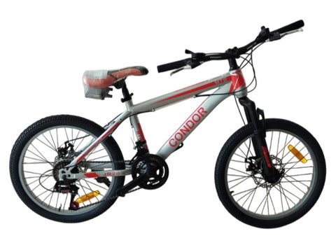 BICICLETA CONDOR #20  MTB SUSP GRIS NARANJA MASCULINO