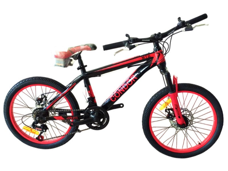 BICYCLE CONDOR #20 MTB SUSPENSION BLACK RED MALE