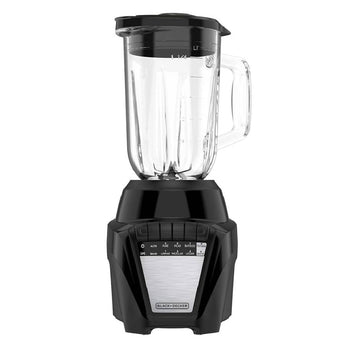 LICUADORA B+D BL0876-1BDLA  PULSO 8VEL VIDRIO 700W NEGRA