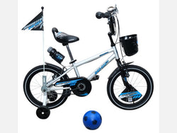 BICICLETA 16 INFANTIL SP WHIP  HOMBRE GRIS/AZUL