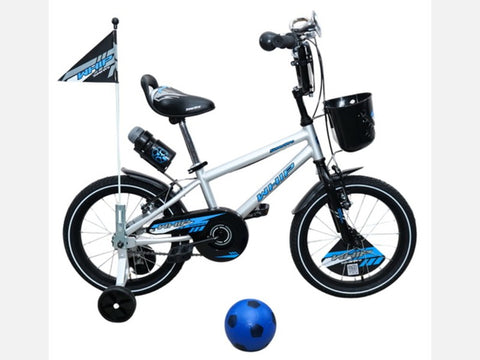 BICICLETA 16 INFANTIL SP WHIP  HOMBRE GRIS/AZUL