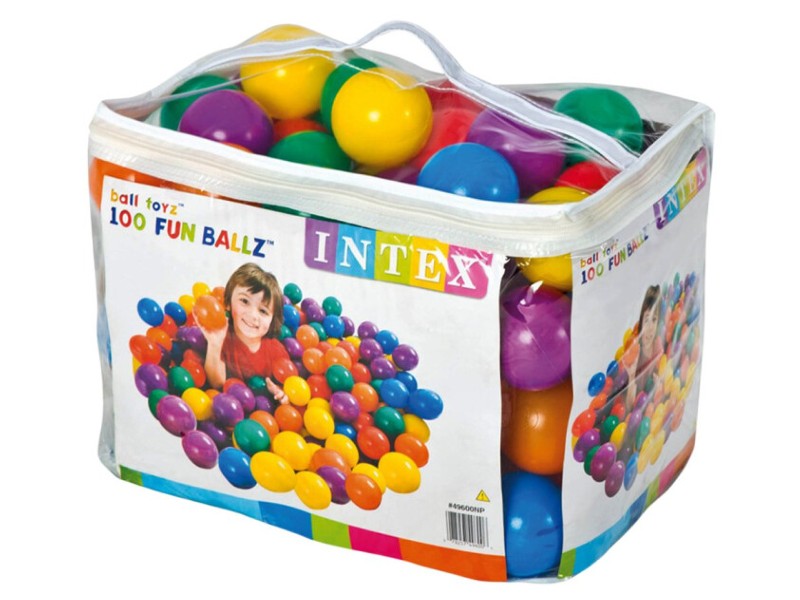 BALLS FOR PLAYGROUND IN BAG 100CT 8CM