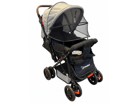 COCHE P/BEBE BEBESITOS BOSTON5N GRIS/NEGRO