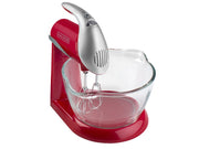 BLACK + DECKER MX900-RLA 5-SPEED RED GLASS BOWL MIXER