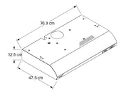 ACROS AH7510D SILVER EXTRACTOR HOOD