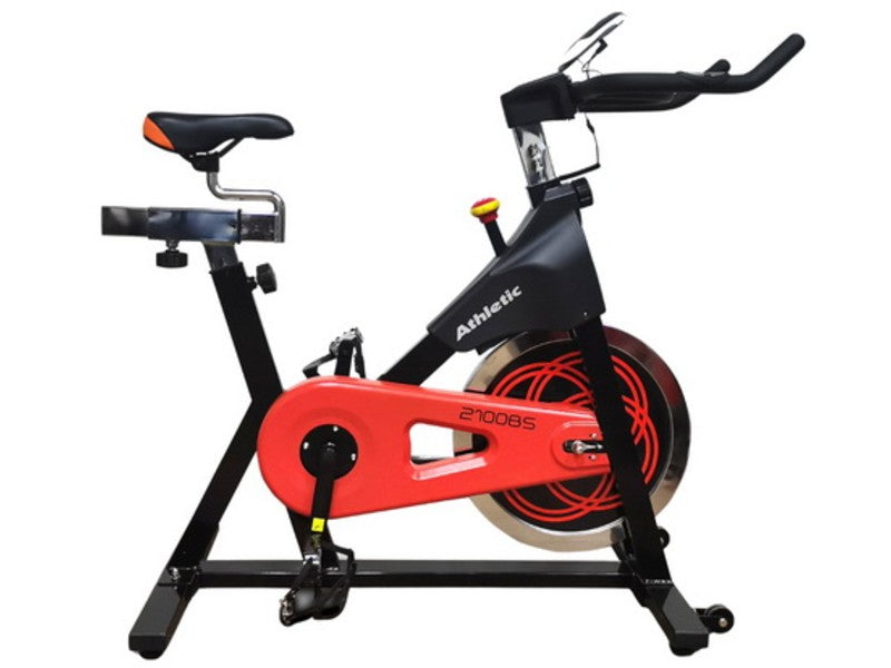 ATHLETIC SPINNING BIKE WITH CHAIN, 18KG FLYWHEEL
