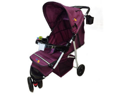 COCHE 3 RUEDAS MORADO BABY BASIC FDAH236P 6-36M