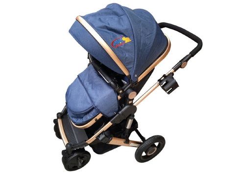 COCHE P/BEBE AZUL BABY BASIC FDAHA9188B