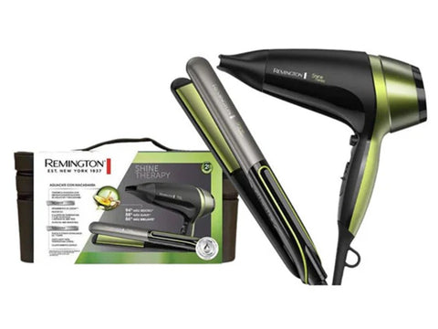 COMBO ALISADOR Y SECADOR REMINGTON S12A+D13A