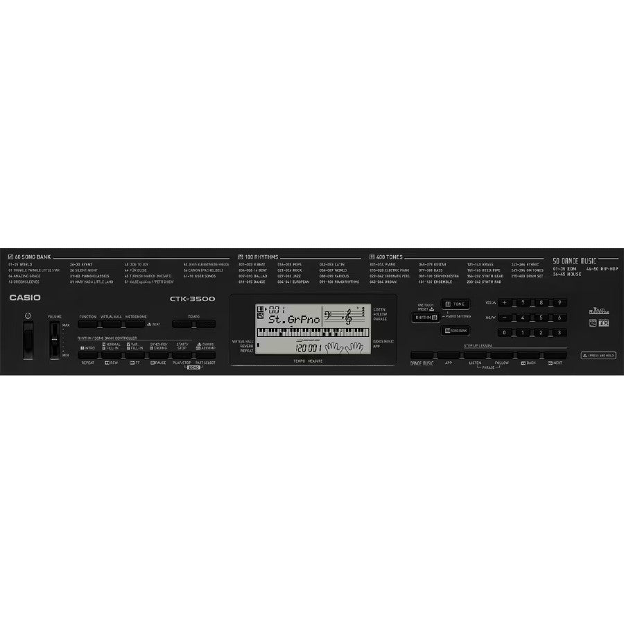 TECLADO CASIO CTK-3500 COMBO 61 TECLAS
