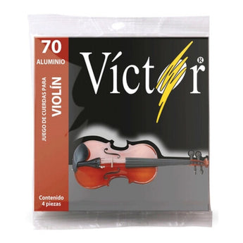 JUEGO CUERDAS VICTOR VCVI-70 VIOLIN ALUMINIO