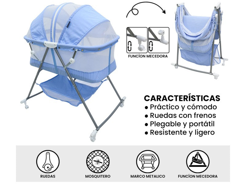 BEBESITOS RD13 BASSINET BLUE