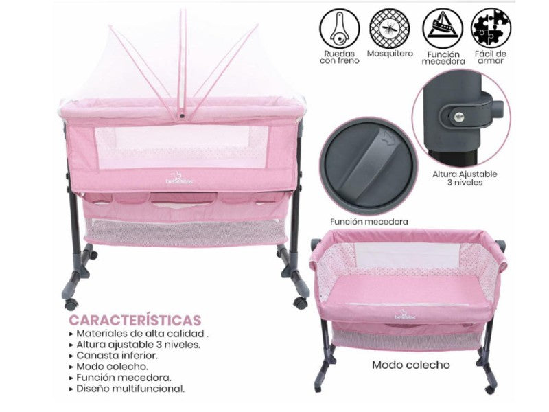 PINK BABY CRIB KG401