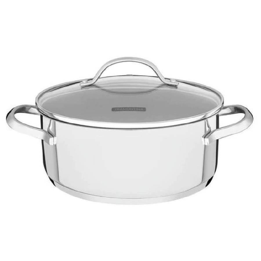 OLLA UNA TRAMONTINA ACERO INOX 24CM