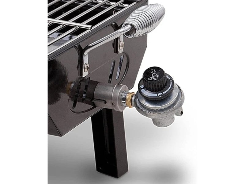 200 PREMIUM STAINLESS STEEL PORTABLE GAS GRILL W/LID