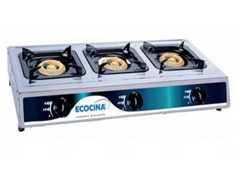 COCINA GAS 2 QUEMADORES GRIS ECOCINA