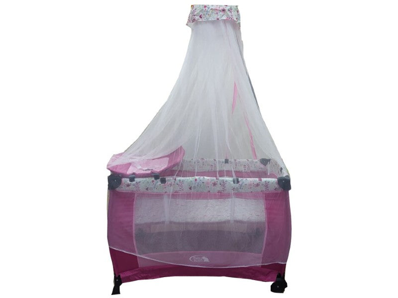 PLAYARD CRIB WITH CHANGING TABLE BEBESITOS FUCHSIA AC211029305