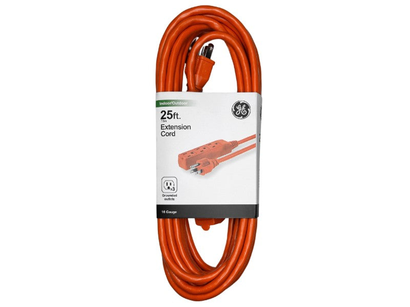 EXTENSION CORD G.E. 81148-DI1 7.6,TS ORANGE