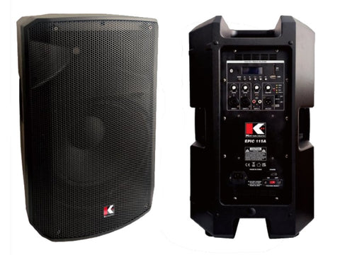 COLUMNA KOHL EPIC 115A 15" 400W PLASTICA BT