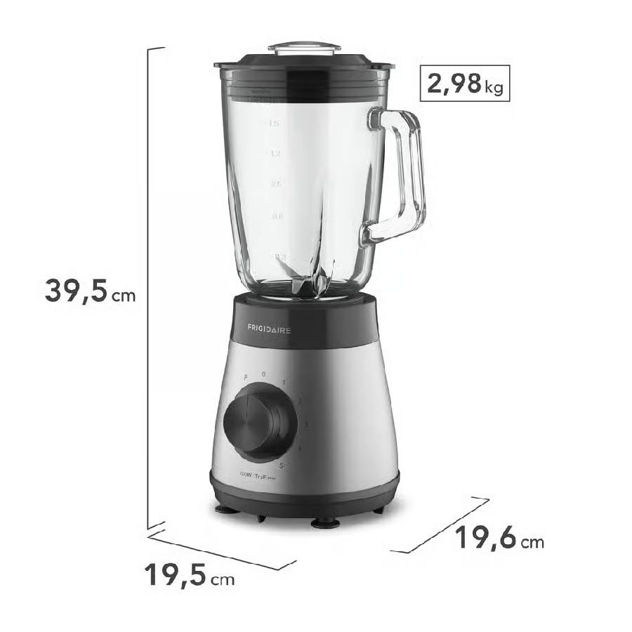 LICUADORA FRIGIDAIRE FBS30 TRUFLOW VIDRIO INOX. 700W