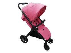 COCHE BEBE BABY BASICS FDAHN007RN ROSADO/NEGRO