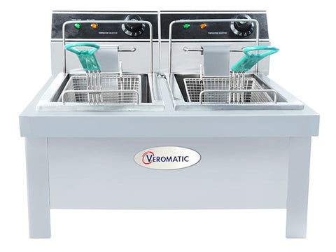 FREIDOR ELECTRICO 2 CANASTAS INDEP. 220V 6500W VEROMATIC