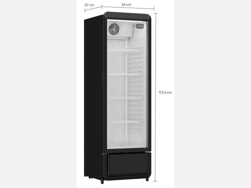 CAMARA ENFRIAMIENTO VERTICAL GRS GSF280BK 10 PIES NEGRA