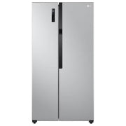 REFRIGERADORA LG GS51BPP SIDE BY SIDE 18 PIES PLATEADA