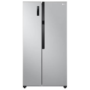 REFRIGERADORA LG GS51BPP SIDE BY SIDE 18 PIES PLATEADA