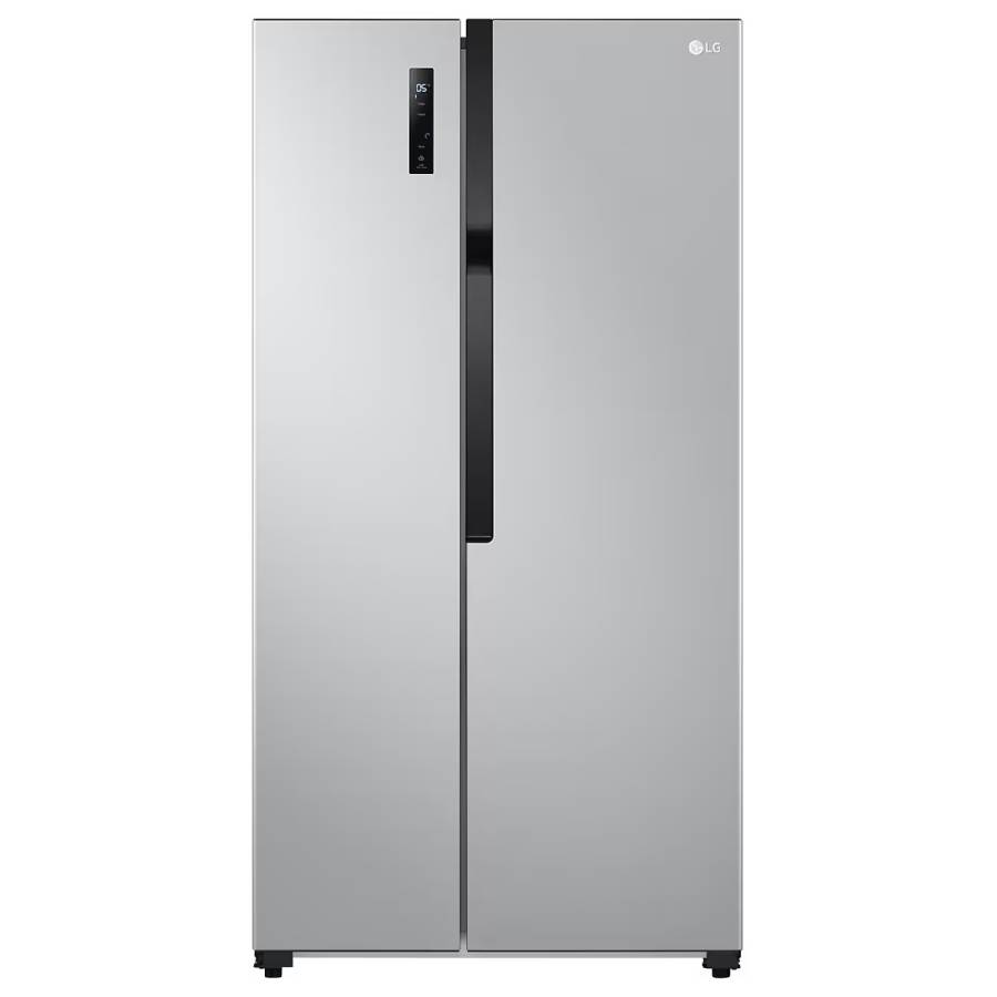 REFRIGERADORA LG GS51BPP SIDE BY SIDE 18 PIES PLATEADA