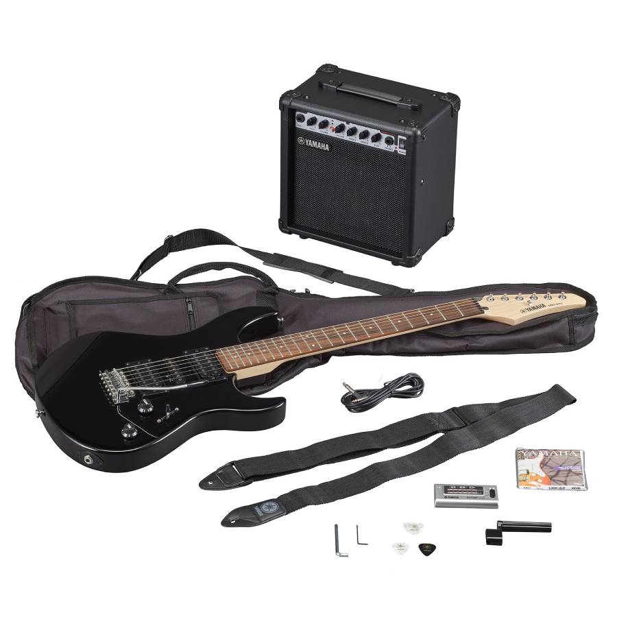 KIT GUITARRA YAMAHA ELECTRICA NEGRA YCERG121GPIIBL