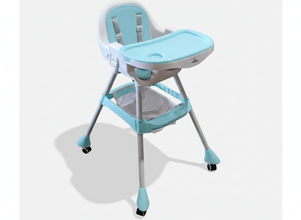 SILLA PARA COMER BEBESITOS CELESTE JJQ362