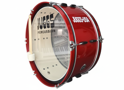 TAMBOR BOMBO JUGGS JPDB2610BD8LMRD 26X10 ROJO