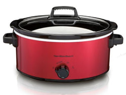 OLLA COCIDO LENTO HAMILTON BEACH 33666FG 6 L ROJA