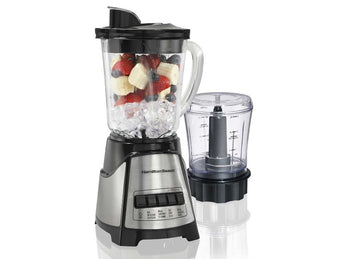 BLENDER AND FOOD PROCESSOR HB 58149G 1.25L AND 0.75L 700W BLACK