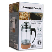 PRENSA FRANCESA HAMILTON BEACH HJF101 VIDRIO 350ML