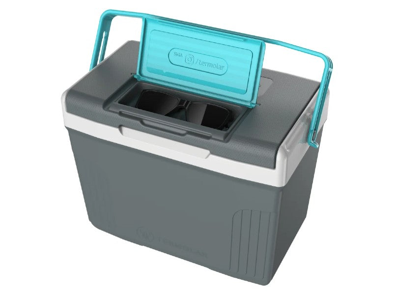 HIELERA TERMOLAR 8 LITROS GRIS