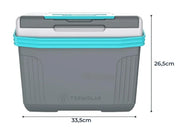 HIELERA TERMOLAR 8 LITROS GRIS