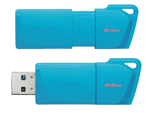 KINGSTON 64GB USB DT EXODIA M LATAM DTXM NEON AQUA BLUE
