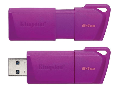 KINGSTON 64GB USB DT EXODIA M LATAM DTXM NEON PURPLE